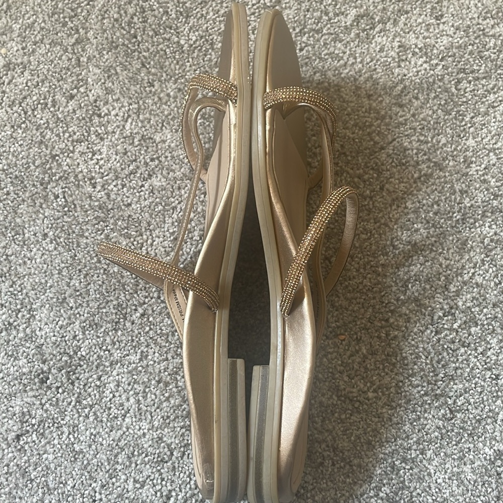 Vionic Prism Metallic Gold Women's Sandals Sz 9 bejeweled orthotic - Picture 5 of 7